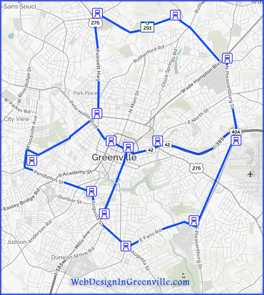 Proposed Greenville Metro Rail System